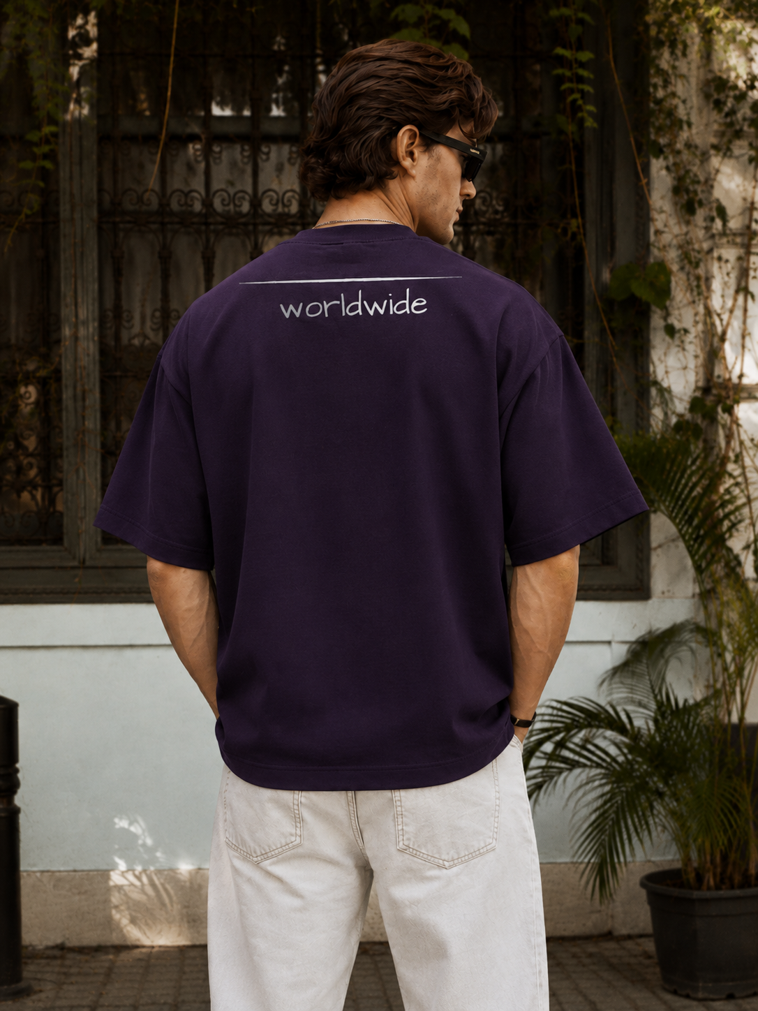 Hardly Denied Oversized T-Shirt – Midnight Purple