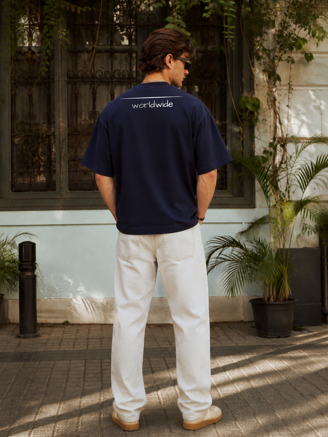 Hardly Denied Oversized T-Shirt – Navy