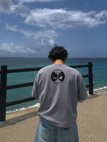 VR Signature Oversized T-Shirt – Steel Grey