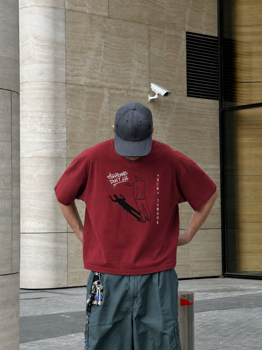 Written & Directed by Self Oversized Boxy-Fit T-Shirt for Men