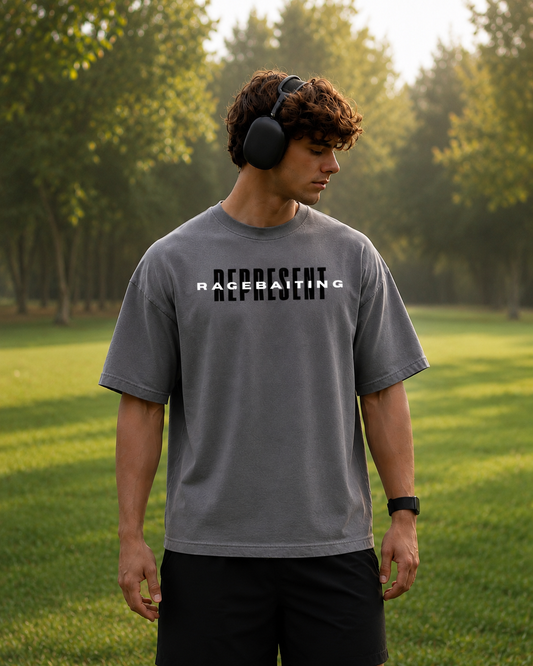 Refuse to Rage Oversized Boxy-Fit T-Shirt for Men