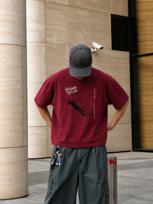 Written & Directed by Self Oversized Boxy-Fit T-Shirt for Men