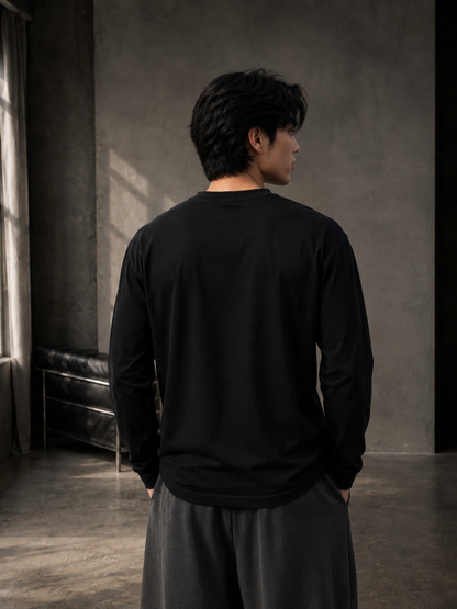 VAIREN Signature Logo Full Sleeve T-Shirt for Men