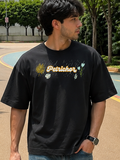 VAIREN "Petrichor" Oversized T-Shirt – Black
