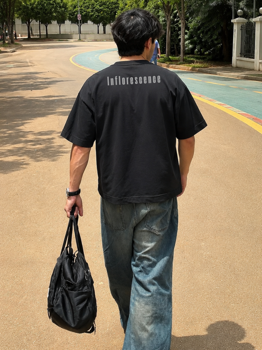 VAIREN "Petrichor" Oversized T-Shirt – Black