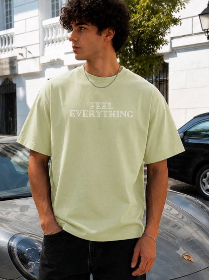 Feel Everything Oversized T-Shirt – Pistachio Green | VAIREN